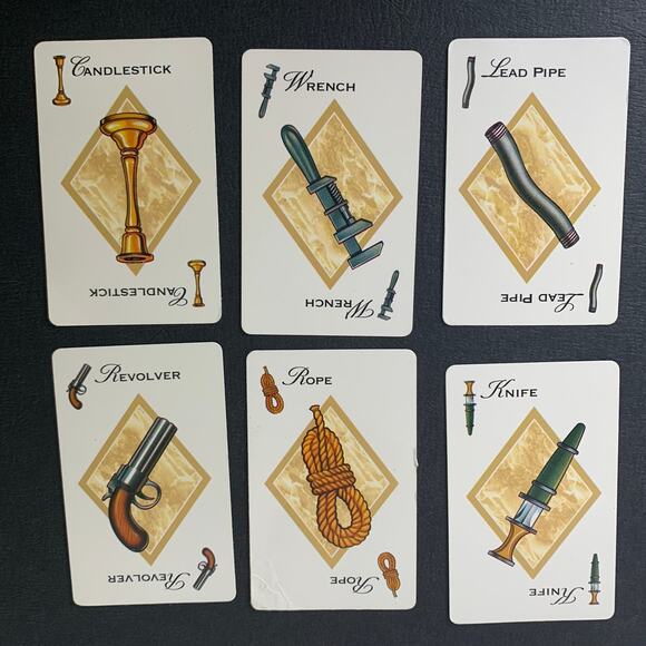 Vintage Clue Replacement Cards Vintage Board Game - Picture 2 of 4